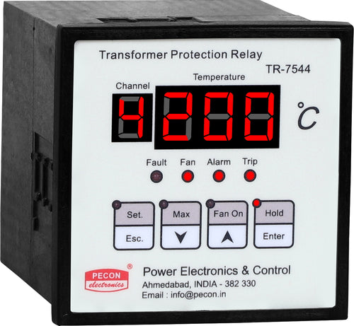 TR-7544 Transformer Protection Relay with 4 Channel Temperature scanner
